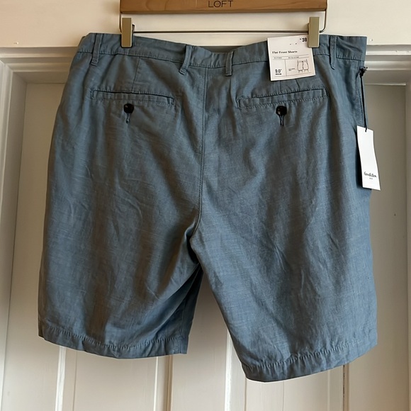 NWOT Goodfellow & Co - Light Blue Linden Shorts - Size 38 - Picture 8 of 10
